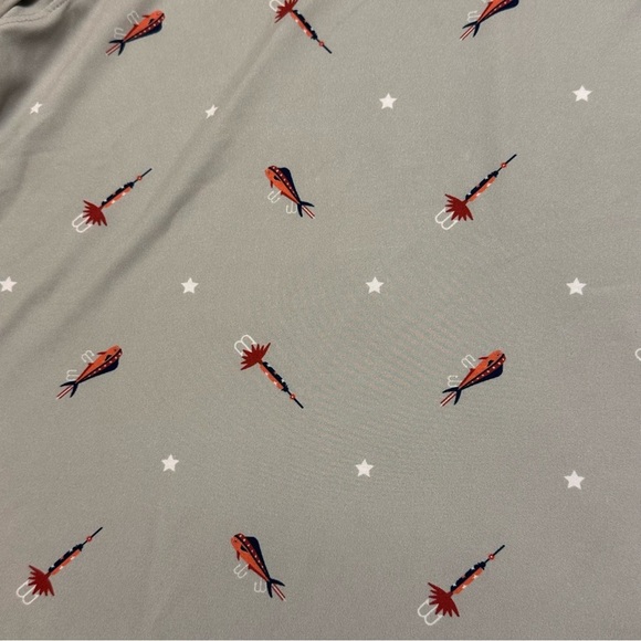 Columbia Men’s Super Slack Tide II Short-Sleeve Polo Cool Grey Starcast L NWT - Picture 6 of 12